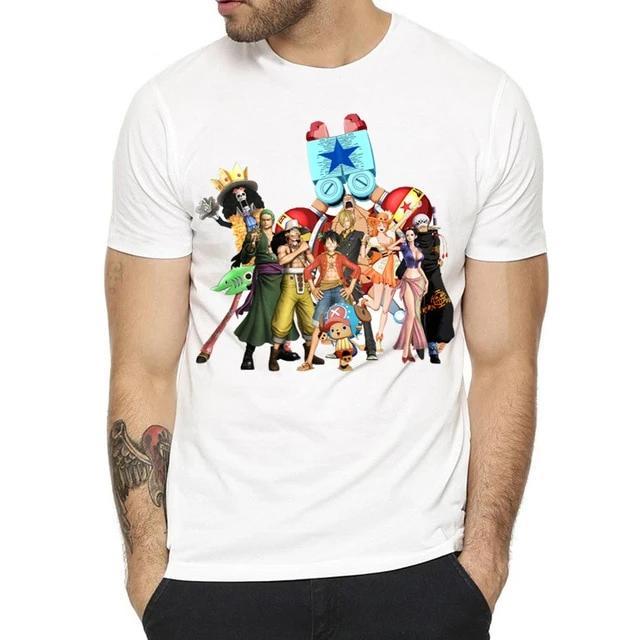T-shirt One Piece Luffy Et Ses Amis