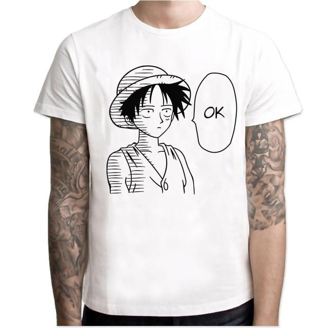 T-shirt One Piece Luffy Ok