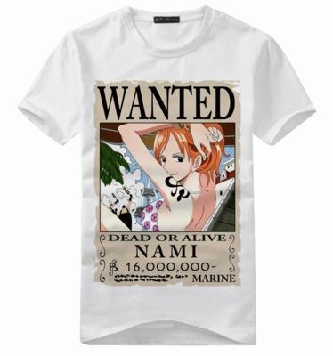 T-shirt One Piece Wanted Nami