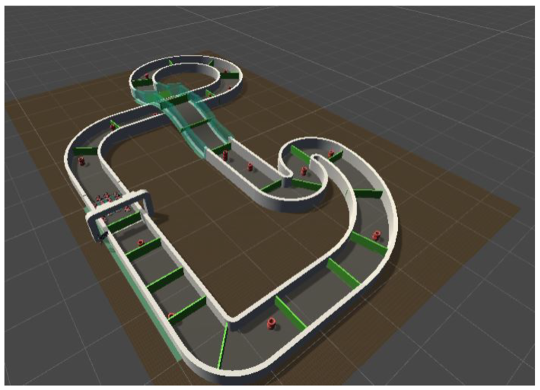Que contient le CAP Agent d'Accueil et de Conduite Routière 17 agents en formation sur un circuit routier