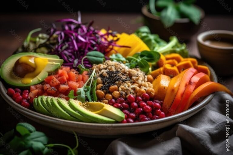 Quels sont des plats complets savoureux sans viande ni poisson 36 assiette coloree de plats vegetariens varies