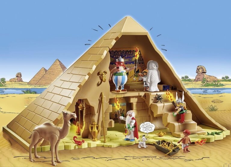 asterix et obelix devant pyramide egyptienne