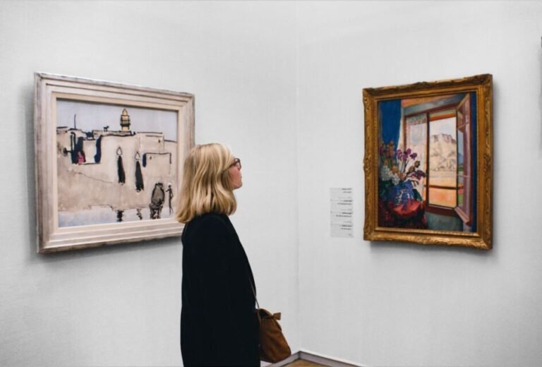 billets de musee avec des oeuvres dart