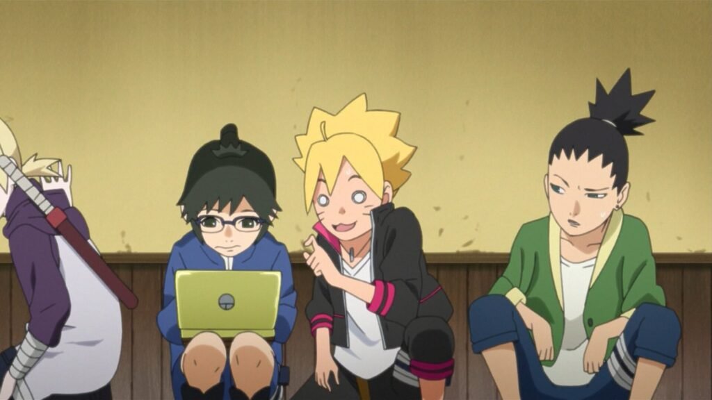 Quel est le synopsis de Boruto : Two Blue Vortex dans le manga 1 boruto et ses amis en pleine action