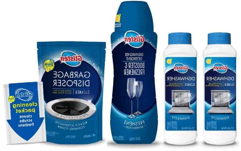 bouteille de nettoyant pour lave vaisselle