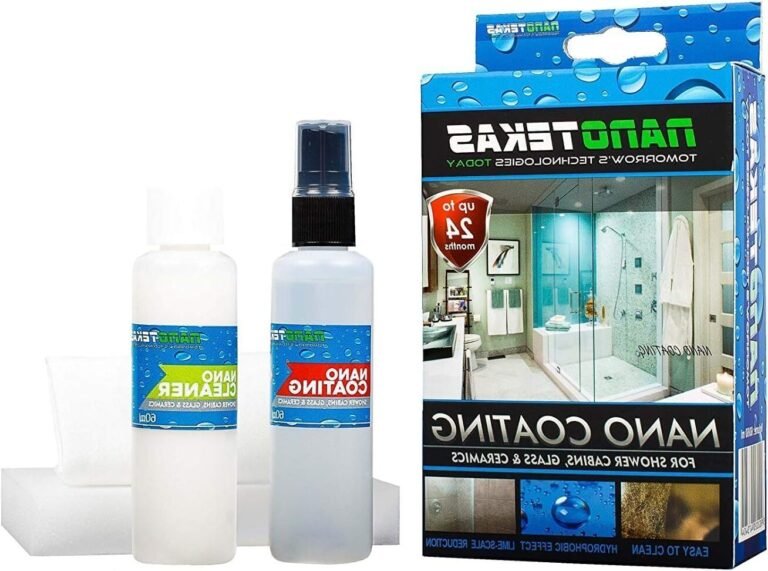 bouteille de produit deperlant et douche