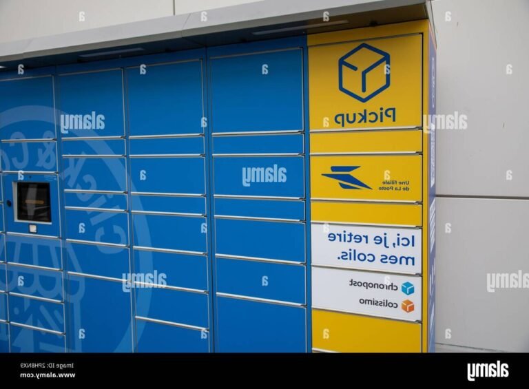 bureau de poste avec logo chronopost