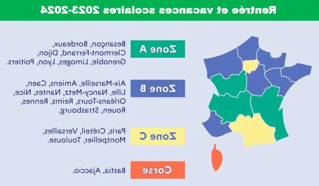 Quels sont les dates du calendrier des vacances scolaires zone C 7 Quels sont les dates du calendrier des vacances scolaires zone C