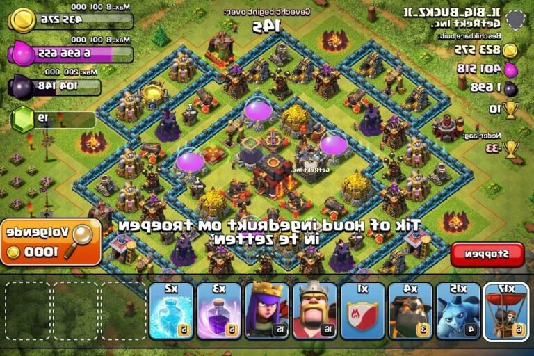 capture decran dun village clash of clans