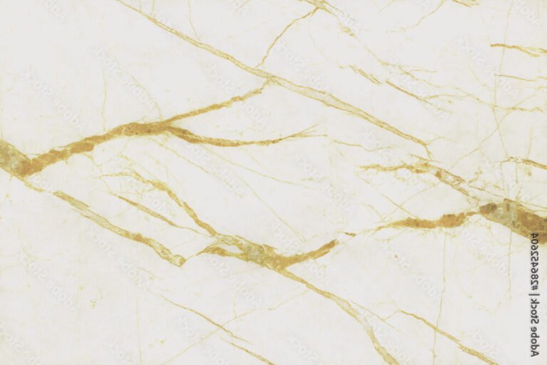 carrelage marbre blanc et dore elegant