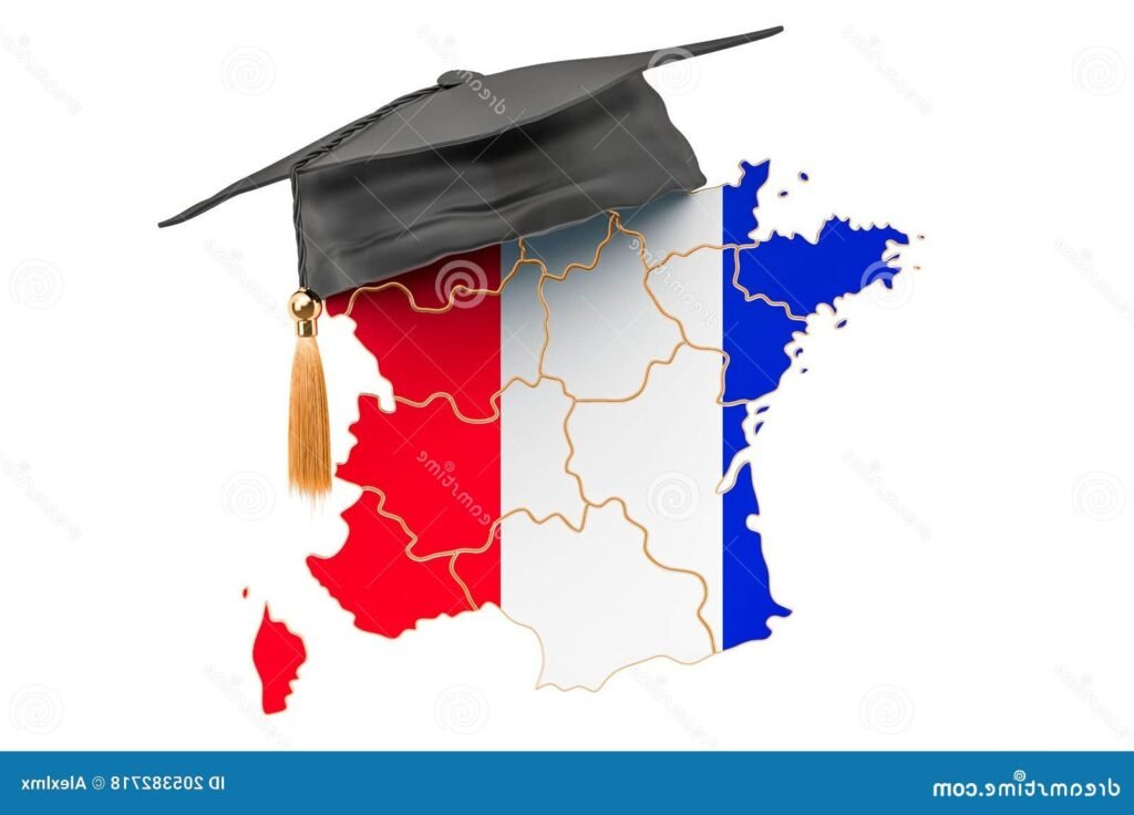 carte de la france avec ecoles de formation