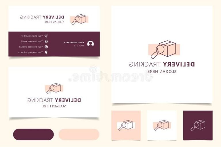 carte stylisee avec trace de colis