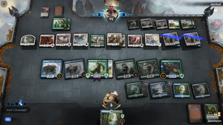 cartes magic the gathering en pleine action