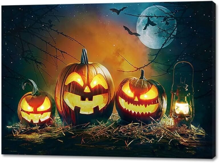 celebration dhalloween avec citrouilles illuminees