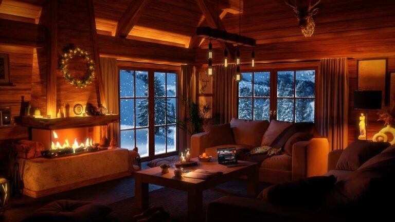 Comment rester bien au chaud pendant l'hiver 38 chalet cosy avec cheminee en hiver
