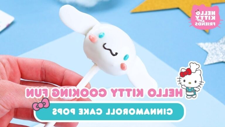 cinnamon rolls decores aux couleurs hello kitty