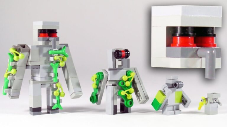 Comment construire un golem de fer avec des LEGO Minecraft 21 construction dun golem de fer en lego