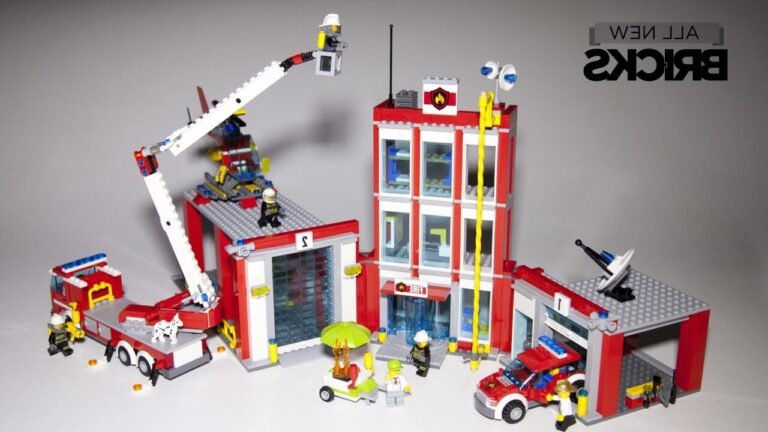Comment construire la caserne des pompiers Lego City facilement 16 construction dune caserne de pompiers lego