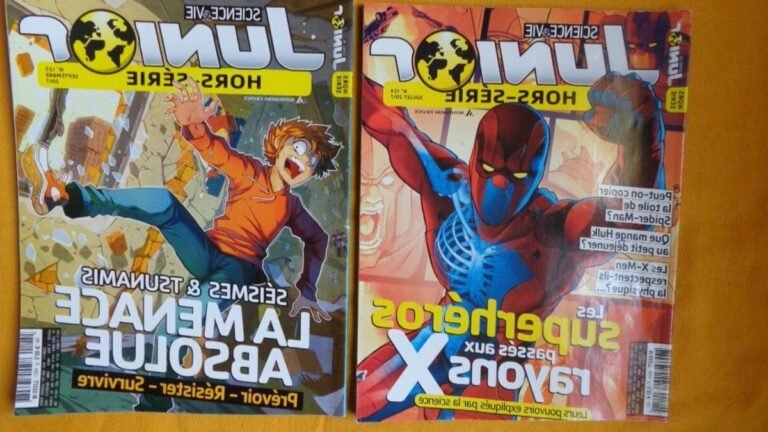 Quel est le contenu des hors-série de Science et Vie Junior 15 couverture dun hors serie science et vie junior