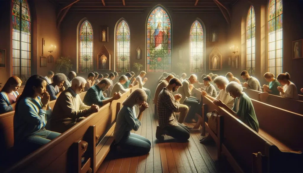 Comment se déroulent les prières lors de la messe du dimanche à l’église