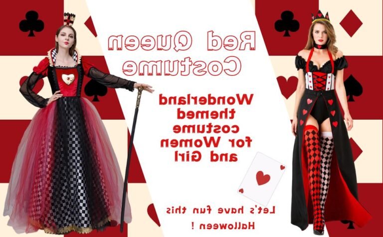 Comment choisir un déguisement de Reine de Coeur pour Alice au Pays des Merveilles 21 deguisement reine de coeur colore et royal