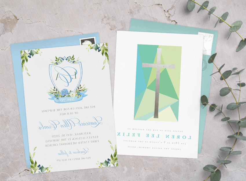 Comment créer des faire-part de baptême pas chers et originaux