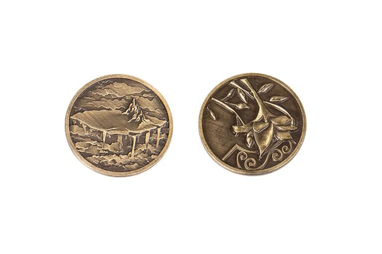 des jetons flottants dans un monde fantastique