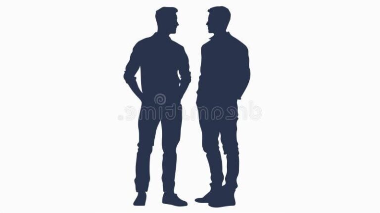 Comment faire un test pour choisir entre deux hommes 37 deux silhouettes dhommes avec une balance