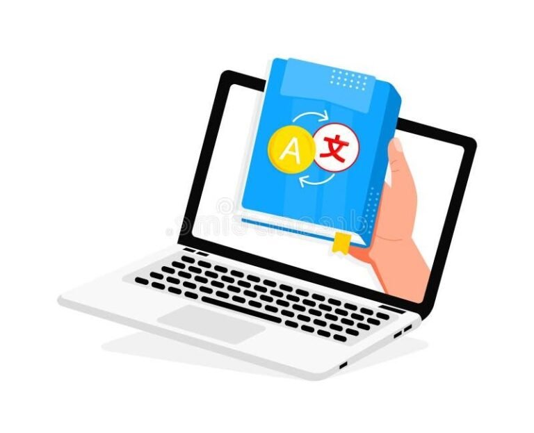 dictionnaire en ligne sur un ecran dordinateur