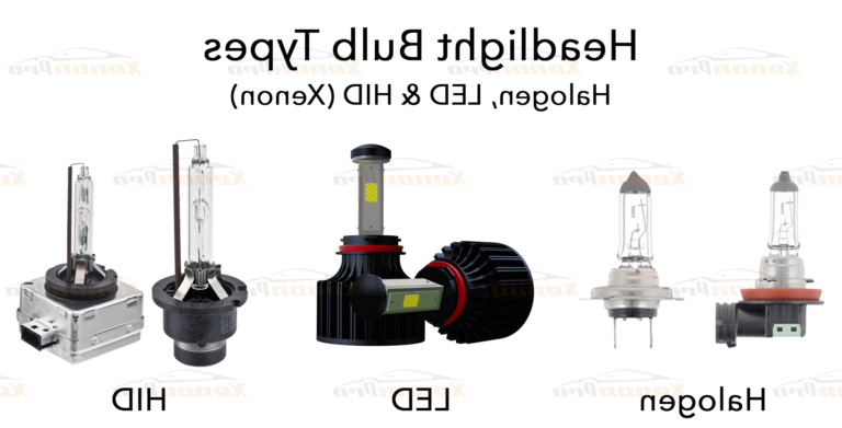 differentes ampoules de phare automobile