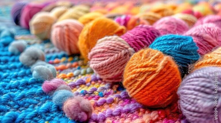 Comment choisir la meilleure laine pour tricoter avec les mains 10 differentes pelotes de laine colorees