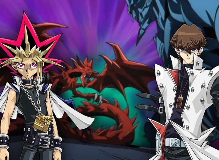 duel intense entre yugi et kaiba