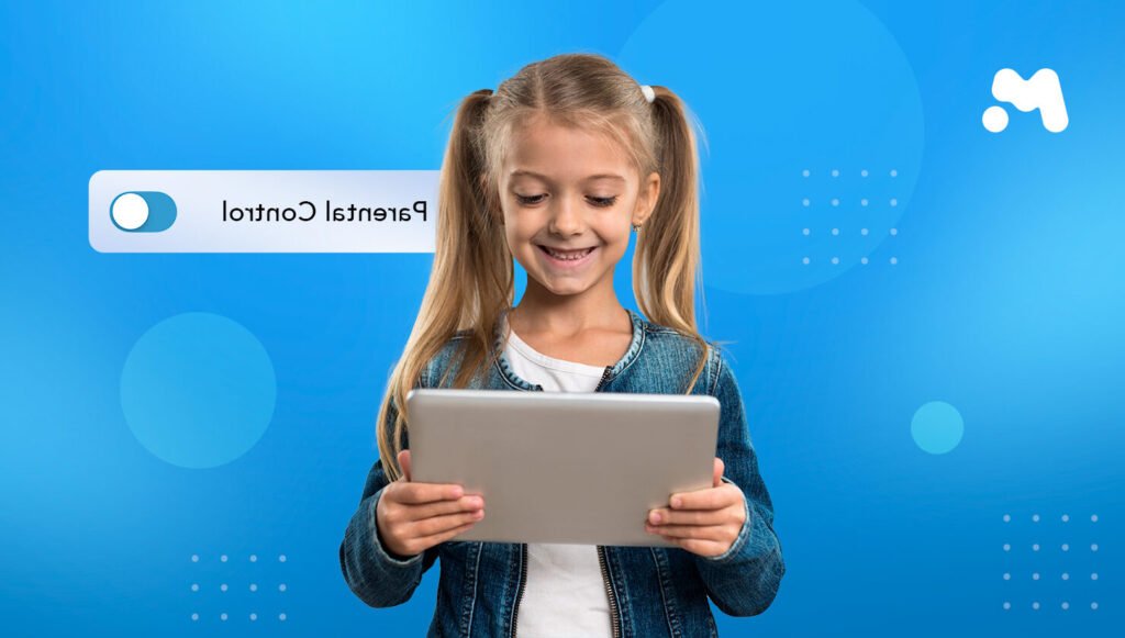 enfant utilisant une tablette avec controle parental
