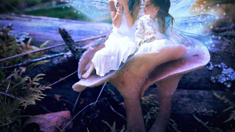 fee et humain dans un monde magique