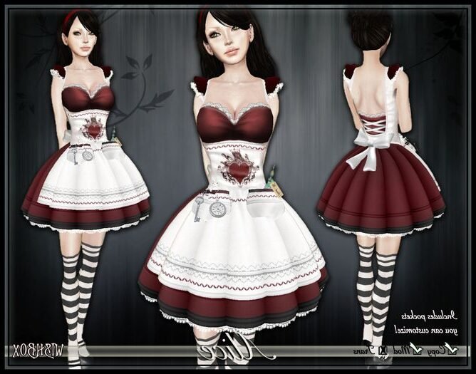 Comment réaliser un cosplay d'Alice dans Alice: Madness Returns 1 femme en costume dalice gothique