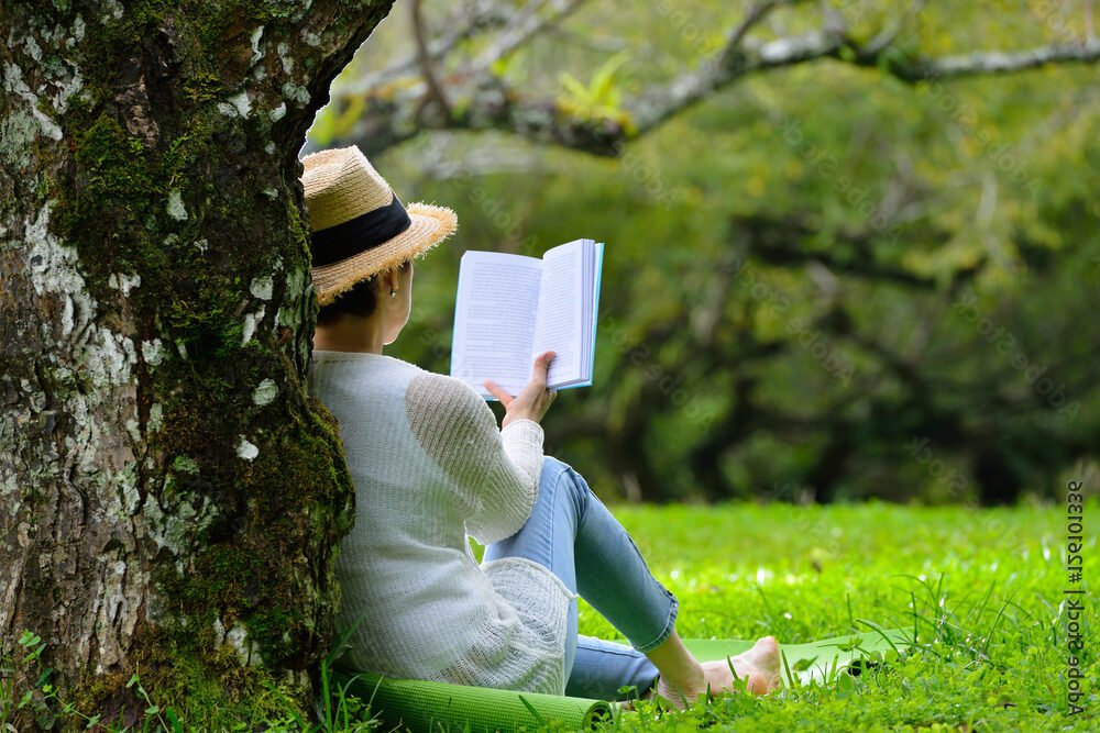 Comment le livre "Chère Ijeawele" promeut-il une éducation féministe 1 femme lisant un livre sous un arbre