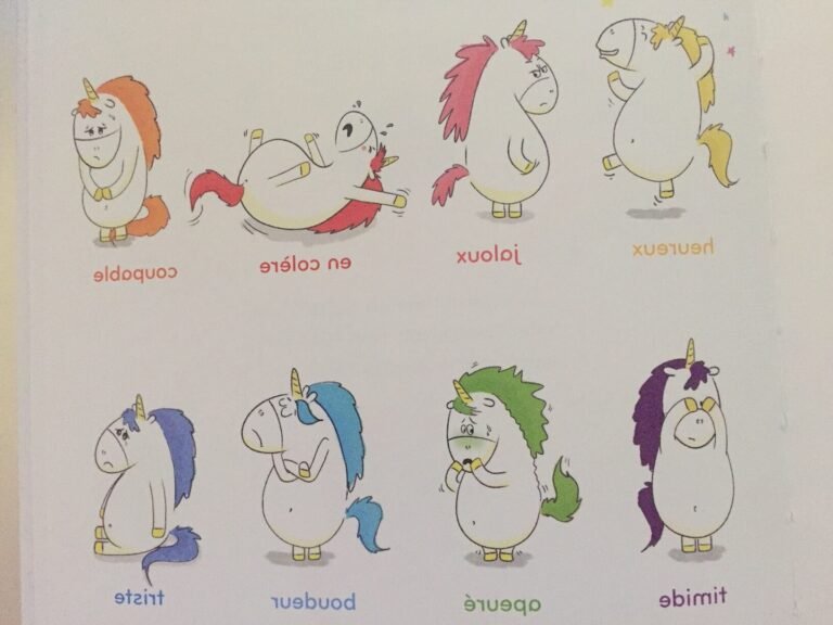 Comment Gaston la Licorne Peut-il Aider à Comprendre Nos Émotions 13 gaston la licorne exprimant des emotions diverses