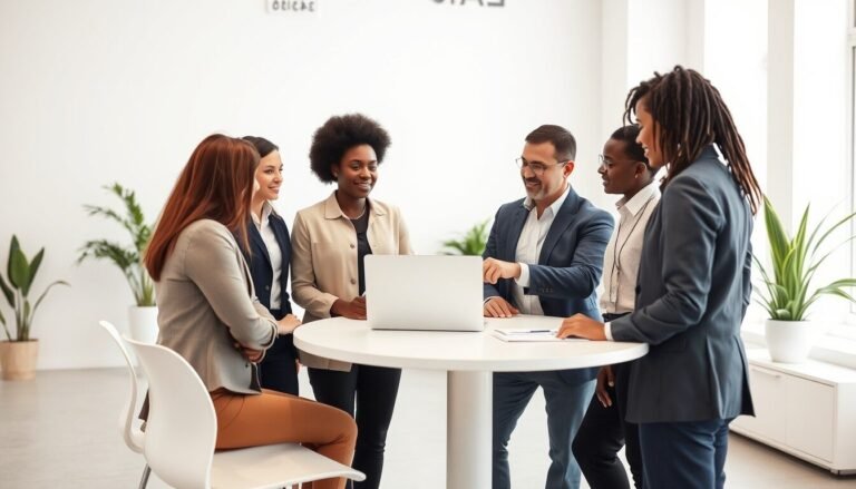 groupe diversifie participant a une formation sst