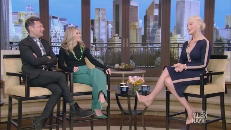 hannah waddingham sur un plateau de tournage