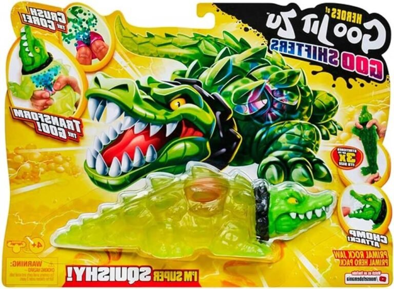 Quels sont les personnages principaux des Heroes of Goo Jit Su 25 heros colores en action avec des goo