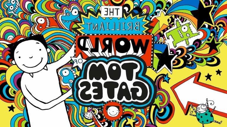 illustration coloree de tom gates en aventure