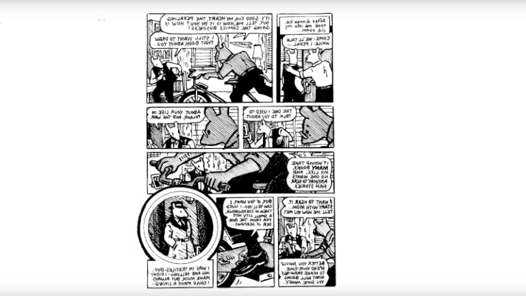 illustration de la bande dessinee maus