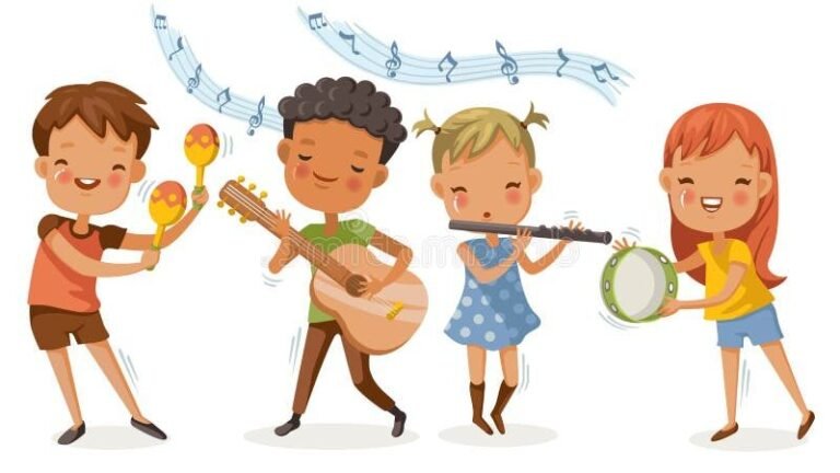 Qu'est-ce que "Mon grand imagier des sons" et à quoi sert-il 11 illustration denfants explorant des sons