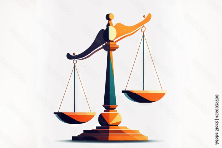 illustration dune balance de justice