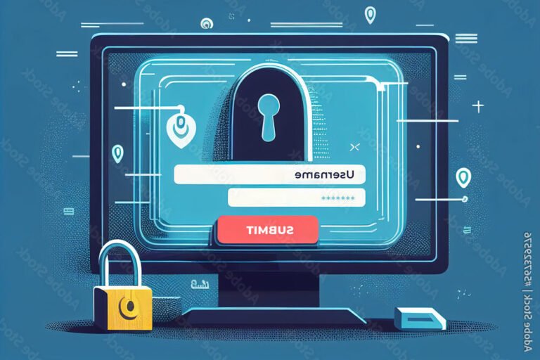 illustration dune connexion securisee en ligne