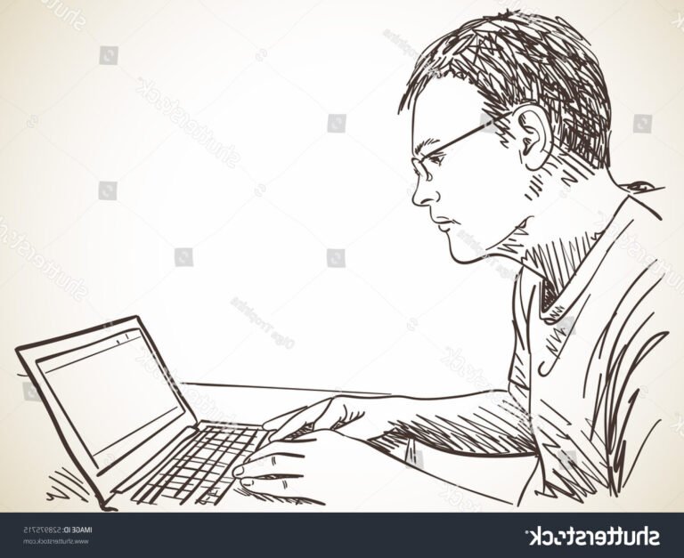 Comment accéder à mon espace personnel pour ma retraite publique 6 illustration dune personne utilisant un ordinateur 1