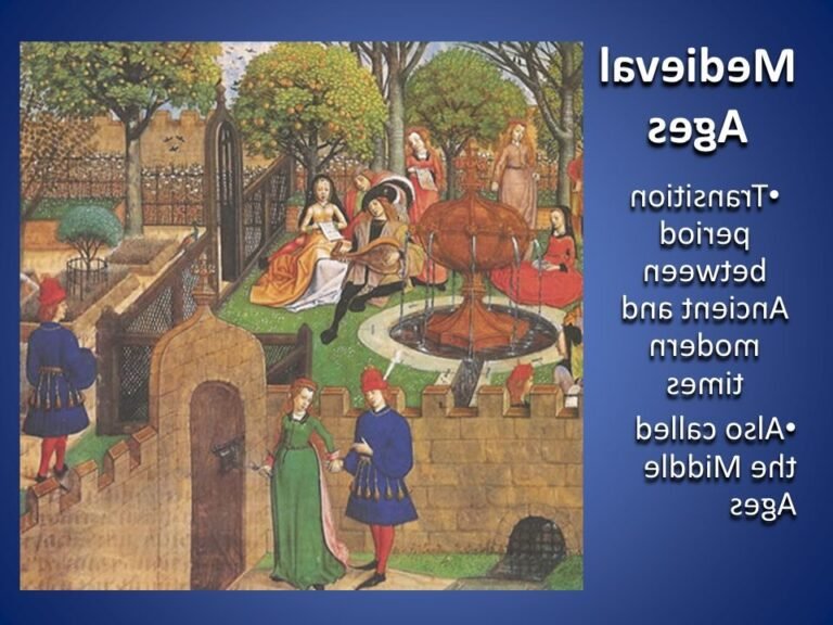 illustration dune transition du moyen age moderne