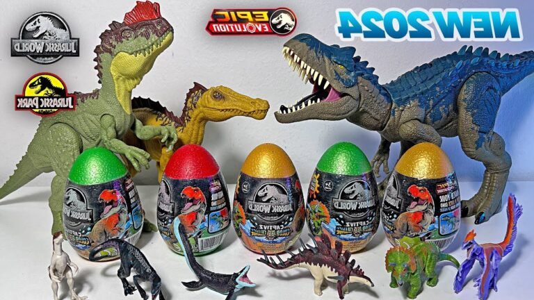 Quels sont les meilleurs jouets Jurassic World : La Colo du Crétacé 2 jouets jurassic world avec dinosaures colores