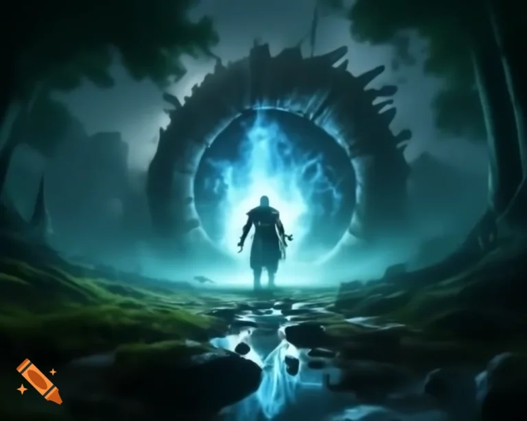 joueur decouvrant un monde fantastique