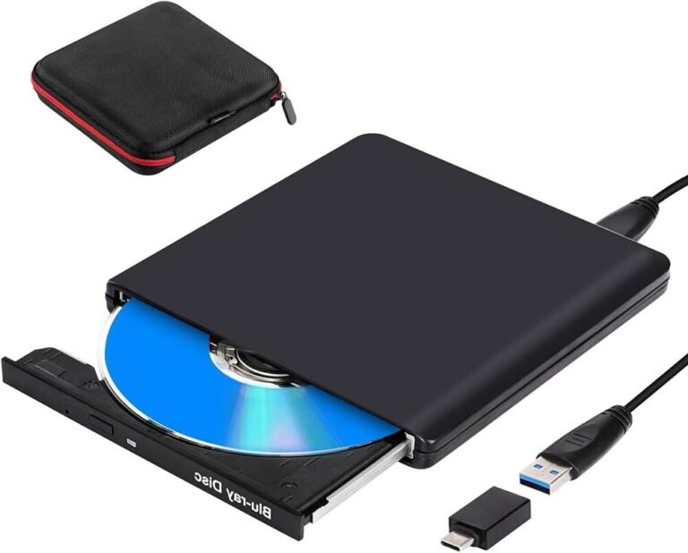 lecteur graveur blu ray externe sur bureau